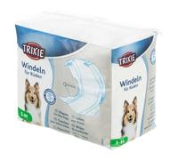 TRIXIE Couches pour Chiens mâles, Culotte absorbante - 12 pièces, S-M