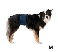 Trixie Bande ventrale pour chien mâle Bleu foncé 45-55 cm (M)