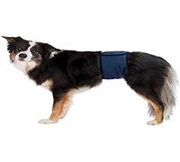 Trixie Bandeau ventral pour chiens mâles – Set 2 pièces lavables bleu foncé