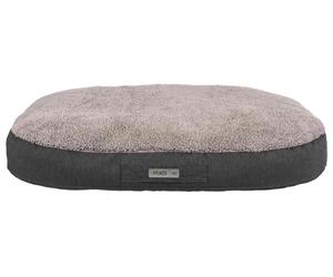 TRIXIE Coussin orthopédique pour Chien « Vital Bendson », Ovale, 120 × 85 cm, Gris foncé/Gris Clair » - 36426