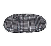 Trixie - Coussin Ovale pour Chien, 64 x 41 cm, Gris/Anthracite