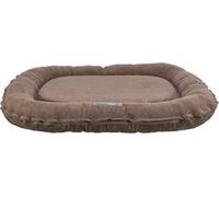 Trixie Coussin pour Chien Vital Lennox, Chenille, Ovale, lit orthopédique pour Chien Marron, 130 × 100 cm - Panier Confortable pour Chien avec Mousse viscoélastique à Effet mémoire - 371348