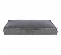 Trixie Coussin Yelina, Carré, 90 × 65 cm, Noir-Gris