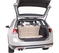 TRIXIE Couverture de protection pour le coffre avec protection pare-chocs Beige et noir
