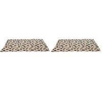 TRIXIE Couverture doublee Beany pour Chien, 100x70 cm (Lot de 2)