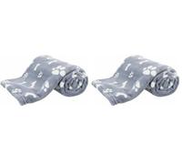 TRIXIE Couverture Kenny, en Peluche, 100 × 75 cm, Bleu (Lot de 2)