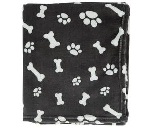 Trixie Couverture Kenny, Peluche, 150 × 100 cm, Gris