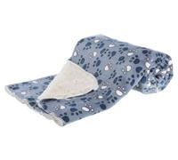 Trixie - Couverture pour animaux de compagnie Tammy - Polyester Bleu/Beige 150 × 100 cm