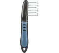 Trixie Démêleur à dents incurvées Noir/turquoise 19 cm 650 g