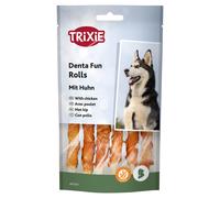 Trixie Denta Amusement Kausticks, Poulet, 12 CM / 6 x 6 Pièce, Neuf