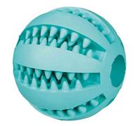 TRIXIE Denta Fun Balle Jouet pour Chien à la Menthe - ø 6 cm | Accessoire de soin dentaire pour nettoyer les dents - Éliminer le tartre et rafraîchir l'haleine au quotidien
