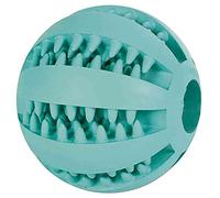 Trixie Balle Baseball Menthe Denta Fun pour chien – Caoutchouc naturel, masse les gencives, Ø 7 cm