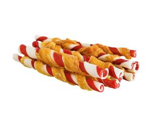 Trixie Denta Fun Barbecue Chicken Chewing Rolls 12cm Pièces 10x80 g