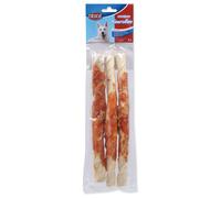 Trixie Denta Fun Chicken Chewing Rolls - 28cm/3 pièces