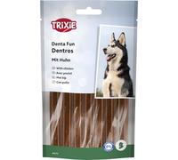 TRIXIE Denta Fun Dentros au poulet - Friandise pour chiens pour l'hygiène dentaire et buccale - Haleine fraîche - Sans sucre ajouté - 7 pièces - 180 g - 3173