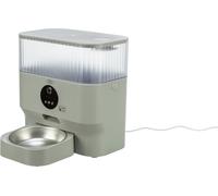 Trixie Distributeur de croquettes TX-C Smart 5,0 L pour chiens et chats – programmable – Gris clair