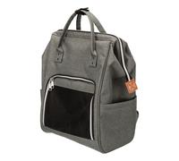 TRIXIE Sac à dos pour chien Ava - Renforts métalliques - Ouverture frontale et sur le dessus - Poches extérieures - Laisse courte - Fond amovible - 32 x 42 x 20 cm - jusqu'à 10 kg - 28840