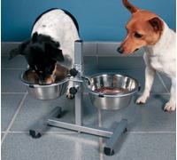 Trixie Dog Bar Acier inoxydable/métal 2×0,075l/15 cm
