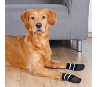 Trixie Dog Socks Anti-slip With Rubber Layer Around Black (Chaussettes pour chien antidérapantes avec couche de caoutchouc)