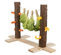 TRIXIE - Duo Tronc d'arbre pour Aliments. 53 x 34 x 25 cm. pour Lapins. - TR-61198