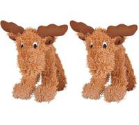 TRIXIE élan en Peluche Jouet pour Chien, 15 cm (Lot de 2)