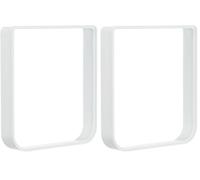 Trixie Élément Tunnel pour chatière #44241, Blanc (Lot de 2)