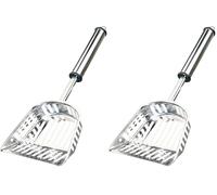 Trixie en Acier Inoxydable Cuillère pour litière agglomérante, Medium (Lot de 2)