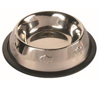 Trixie en relief en acier inoxydable Gamelle pour chat, 0.2 litre