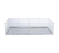 Trixie Enclos De Jeu Intérieur Gris/Blanc Pour Cochons D'Inde 140x70 Cm