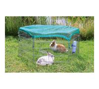 TRIXIE Enclos extérieur avec filet de protection 63x60 cm Argenté 6253