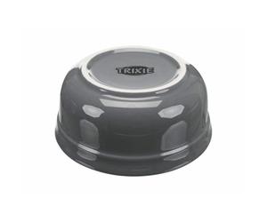 TRIXIE Ensemble de mangeoires, 2 × 0,6 L/15 cm, Bleu pétrole/Gris, Chien