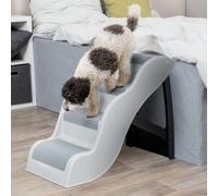 Trixie Escalier antidérapant, 38,5 × 60 × 79 cm, capacité de charge jusqu'à 90 kg, gris clair