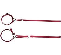 TRIXIE Expérience Laisse Martingale Lie de Vin pour Chien Rouge 1,20 m 36-42 cm/15 mm Taille XS/S