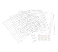 TRIXIE-Extension 4 modules pour enclos intérieur lapin et cochon d'inde coloris blanc Trixie - 4 x 35 x 35 cm
