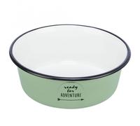 Trixie Feeding Bowl Drinking Bowl Émail / Acier inoxydable Vert
