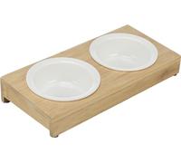 Trixie Feeding Bowl Water Bowl Set Ceramic/Bamboo