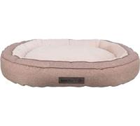 TRIXIE Felicia Lit Ovale pour Chien 70 × 50 cm en Rose - Coussin Doux pour Chien avec Rembourrage en Silicone - Panier pour Chien pour Petits Chiens et Chiots - antidérapant et Lavable - 37880