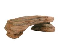 TRIXIE Plateau rocheux pour terrariums et aquariums - aspect grès - en résine polyester - 29 x 14 x 9 cm - 8846