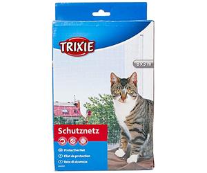 TRIXIE Filet de Protection pour Chats - Transparent - 8 × 3 m