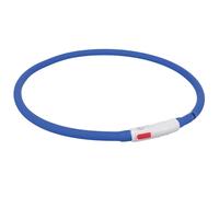 Trixie Flash anneau lumineux USB en silicone - bleu royal