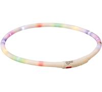 TRIXIE Flash Anneau Lumineux USB, en Silicone, XS-XL: 70 cm/ 10 mm, Multicolore - 12641