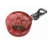 TRIXIE Flasher - Lumière clignotante pour chiens et chats - LED visibles à 360° - Résistant aux éclaboussures - Jusqu'à 50 heures de lumière clignotante - Transparent - Ø 2,5 cm - 13441