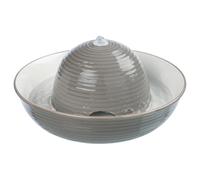 Fontaine à eau en céramique Vital Flow - TRIXIE - 1,5 L - Gris et blanc