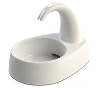 TRIXIE Fontaine à boire pour animaux de compagnie Curved Stream Blanc