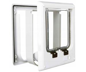 TRIXIE Freecat Porte de chat de luxe avec clé magnétique - blanc