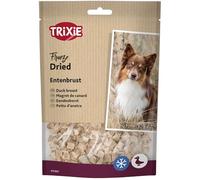 TRIXIE Freeze Dried Poitrine de Canard - Snack monoprotéique pour Chiens sensibles - Goût Intense - Lyophilisé - 50 g - 31607
