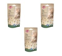 Trixie Freeze Dried Poulet & Fromage | Pack Double | 2 x 25 g | Aliment complémentaire pour Chats | Snack lyophilisé | Convient en Cas d’Allergies Alimentaires | sans additifs