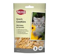 TRIXIE Friandises pour Chat - Cookies au Poulet et crevettes - Friandises croustillantes pour Chat - Ingrédients sélectionnés - 50 g - 42748