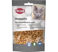 TRIXIE Friandises pour chat Nuggets au poulet et saumon - Blanc - 50 g
