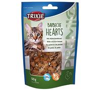 TRIXIE Friandises pour Chat Premio Hearts - Barbecue Hearts - 50 g